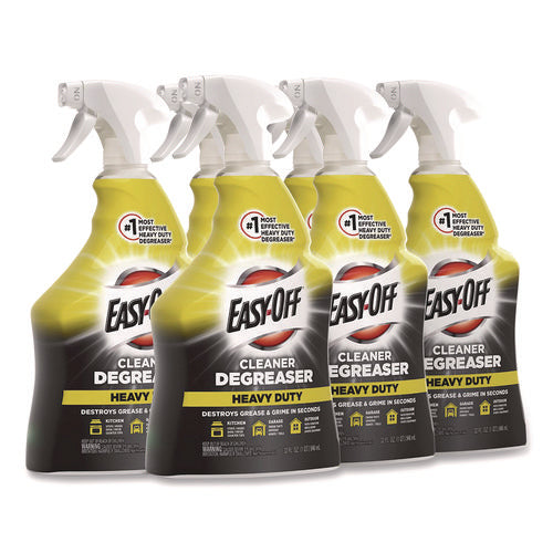 Image of EASY-OFF® Heavy Duty Cleaner Degreaser, 32 Oz Spray Bottle, 6/carton