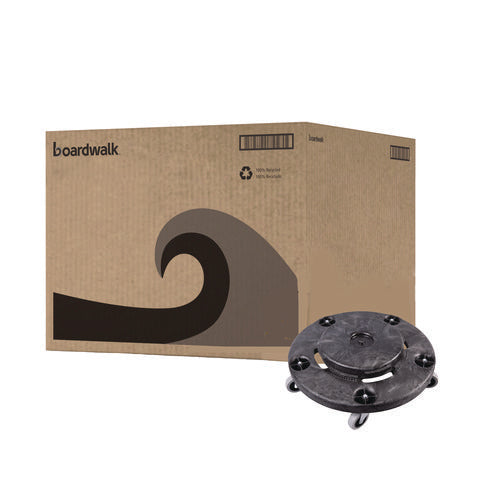 Image of Boardwalk® Refuse Container Utility Dolly, 300 lb Capacity, 18.25" Diameter, Gray