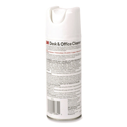 Image of 3M Desk And Office Spray Cleaner, 15 Oz Aerosol Spray, 12/carton