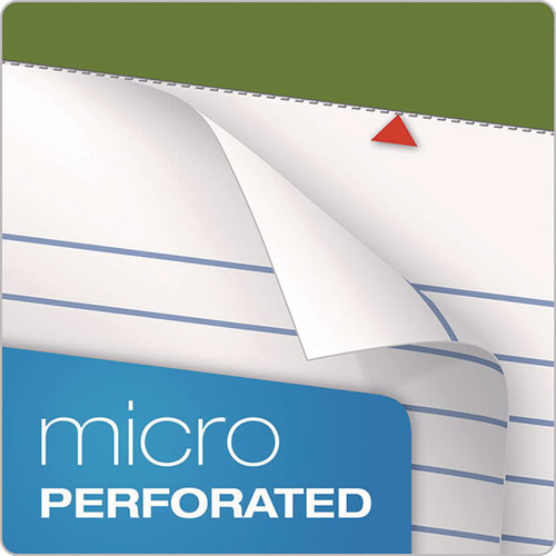 Image of Ampad® Earthwise By Ampad Recycled Writing Pad, Wide/legal Rule, Politex Sand Headband, 40 White 8.5 X 11.75 Sheets, 4/pack