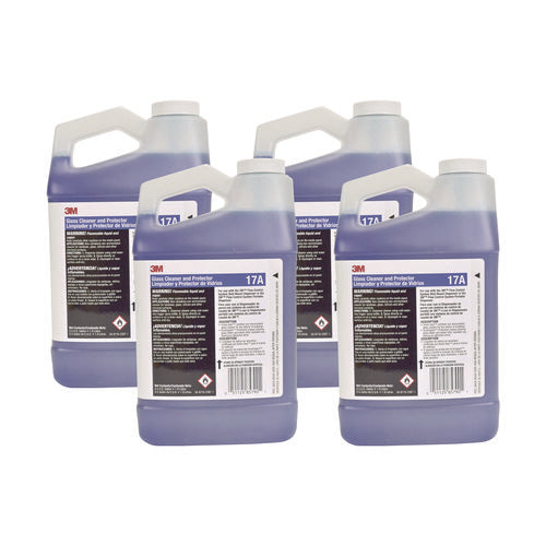 Image of 3M Glass Cleaner And Protector Concentrate, 2 L Bottle, 4/carton