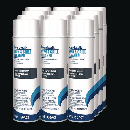 Image of Boardwalk® Oven and Grill Cleaner, 20 oz Aerosol Spray, 12/Carton