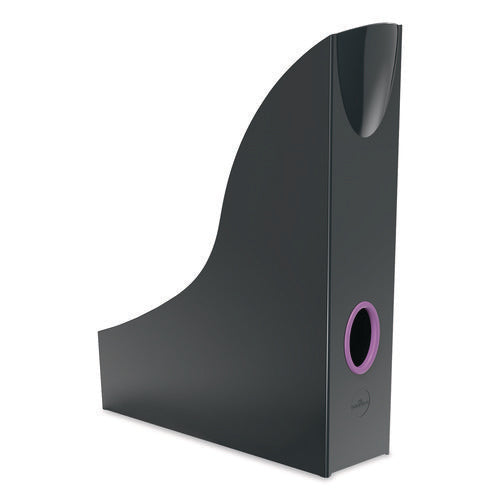 Image of Durable® VARICOLOR Plastic Magazine Racks, 2.88w x 9.5d x 12h, Gray/Multicolor, 5/Pack