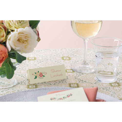 Image of Avery® Small Textured Tent Cards, White, 3.75 x 1.44, 6 Cards/Sheet, 25 Sheets/Pack