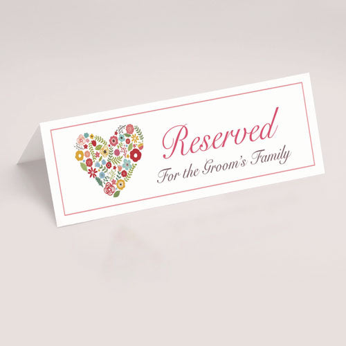 Image of Avery® Large Embossed Tent Card, White, 11, x 3.5, 1 Card/Sheet, 50 Sheets/Box