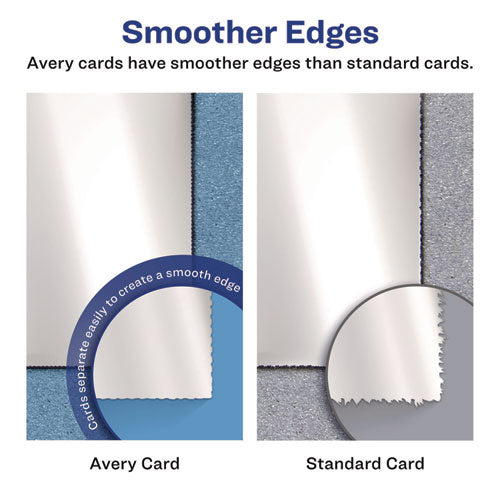 Image of Avery® Photo-Quality Printable Postcards, Inkjet, 74 Lb, 4.25 X 5.5, Glossy White, 100 Cards, 4 Cards/sheet, 25 Sheets/pack