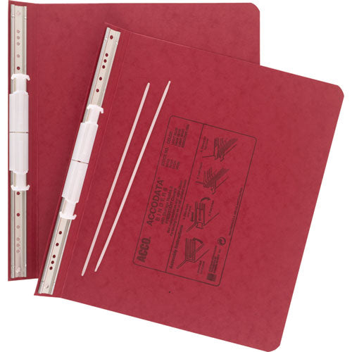 Image of ACCO Presstex Covers With Storage Hooks, 2 Posts, 6" Capacity, 11 X 8.5, Executive Red