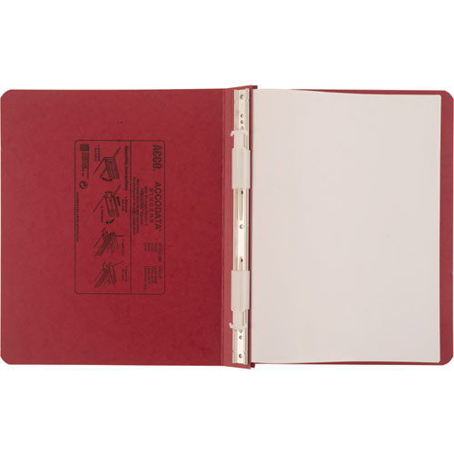 Image of ACCO Presstex Covers With Storage Hooks, 2 Posts, 6" Capacity, 11 X 8.5, Executive Red