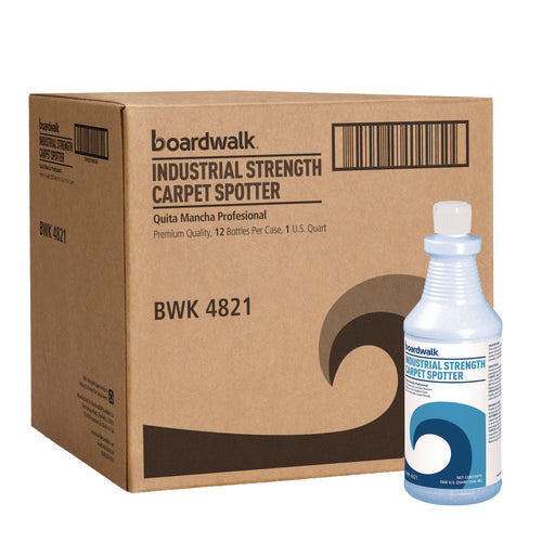 Image of Boardwalk® Industrial Strength Carpet Spotter, Unscented, 32 oz Bottle, 12/Carton