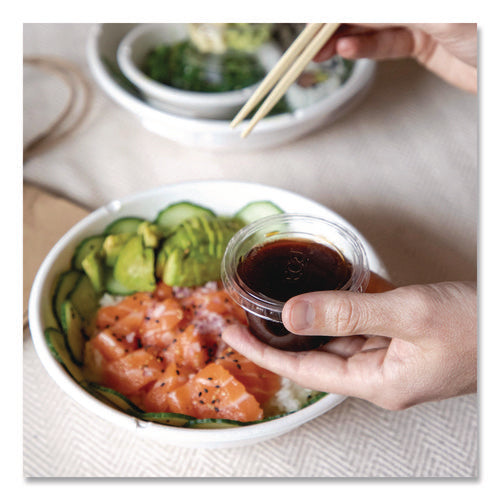 Image of Eco-Products® Vanguard Renewable and Compostable Sugarcane Bowls, Bowl, 32 oz, White, 400/Carton