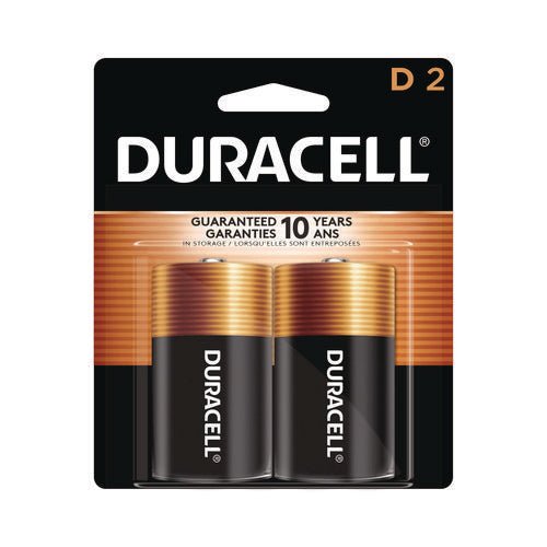 Image of Duracell® Coppertop Alkaline D Batteries, 2/pack