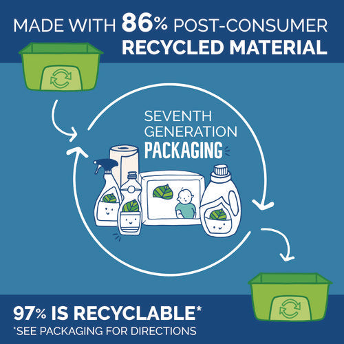 Image of Seventh Generation® Ultra Power + Laundry Detergent, 23.1 oz Bottle, 6/Carton