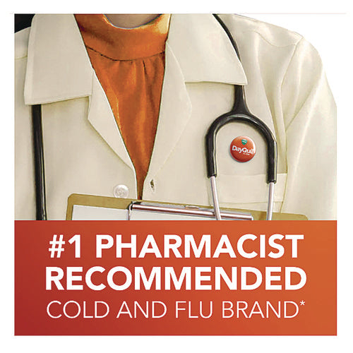 Image of DayQuil® Severe Cold and Flu Relief Liquid, 1 oz Bottle