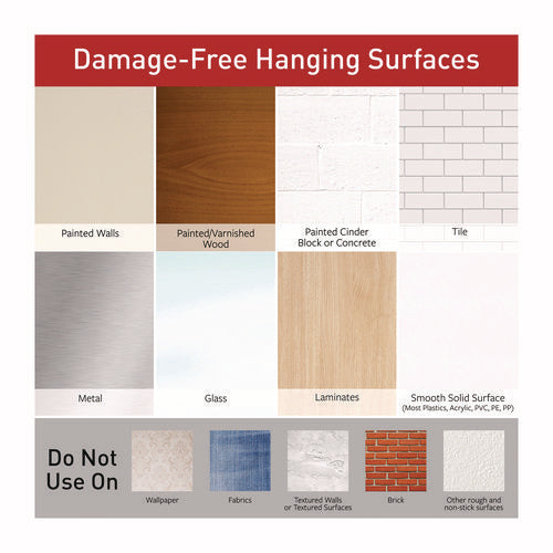 Image of Command Sawtooth Picture Hanger, One Hanger, Two Strips, White, Supports 4 lbs