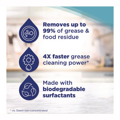 Image of Dawn® Platinum Liquid Dish Detergent, Clean Lemon Scent, 24.3 oz EZ-Squeeze Bottle