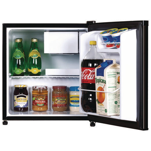 Image of Avanti 1.6 Cubic Ft. Compact Refrigerator with Chiller Compartment, Black