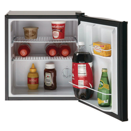 Image of Avanti 1.7 Cu. Ft. All Refrigerator, Stainless Steel/black