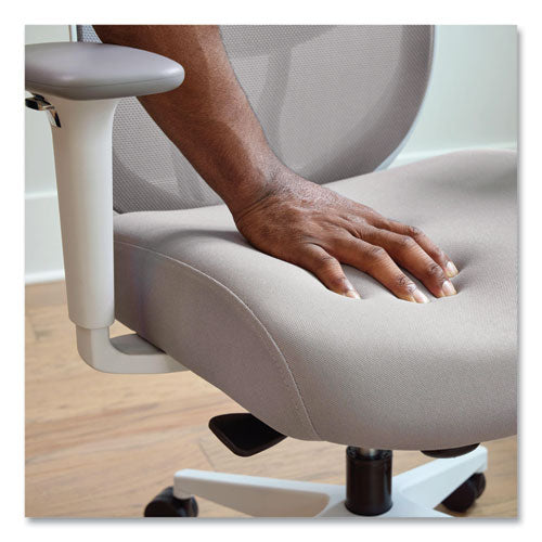 Image of HON® Altern Mesh Mid-Back Task Chair, 17.95 to 21.1 Seat Height, Gray Seat, Gray/White Back, White Base