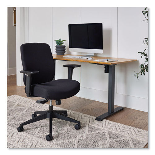Image of HON® Altern Upholstered Low-Back Task Chair, 16.5 to 19.56 Seat Height, Black Seat, Black Back, Black Base