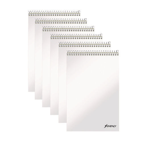 Image of Ampad® Steno Pads, Gregg Rule, Green Cover, 80 Green-Tint 6 X 9 Sheets, 6/pack