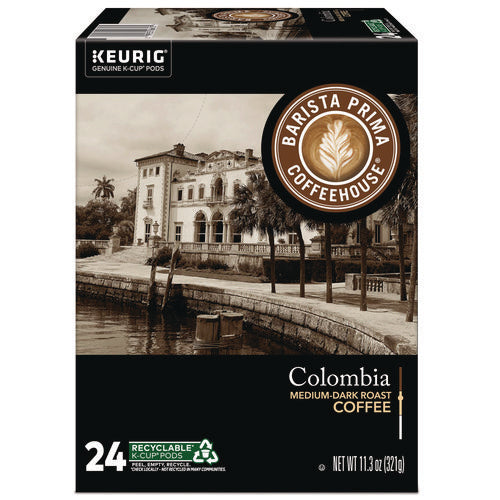 Image of Barista Prima Coffeehouse® Colombia K-Cups Coffee Pack, 24/box