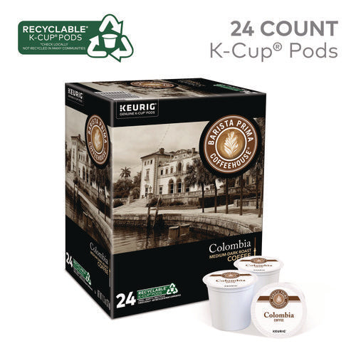 Image of Barista Prima Coffeehouse® Colombia K-Cups Coffee Pack, 96/carton