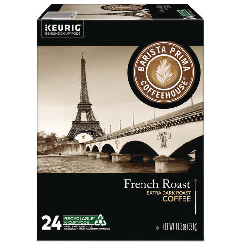 Image of Barista Prima Coffeehouse® French Roast K-Cups Coffee Pack, 24/box
