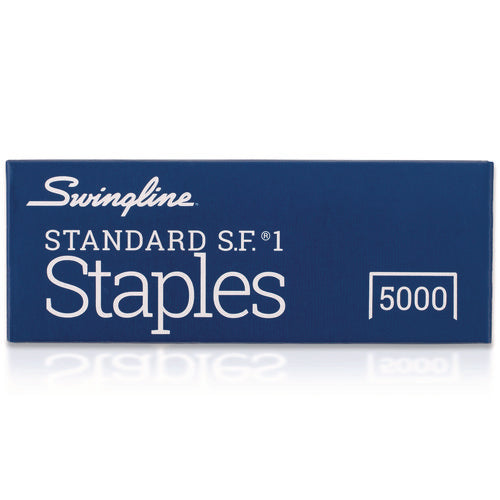 Image of Swingline® S.F. 1 Standard Staples, 0.25" Leg, 0.5" Crown, Steel, 5,000/Box