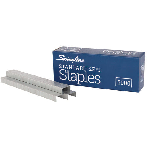 Image of Swingline® S.F. 1 Standard Staples, 0.25" Leg, 0.5" Crown, Steel, 5,000/Box