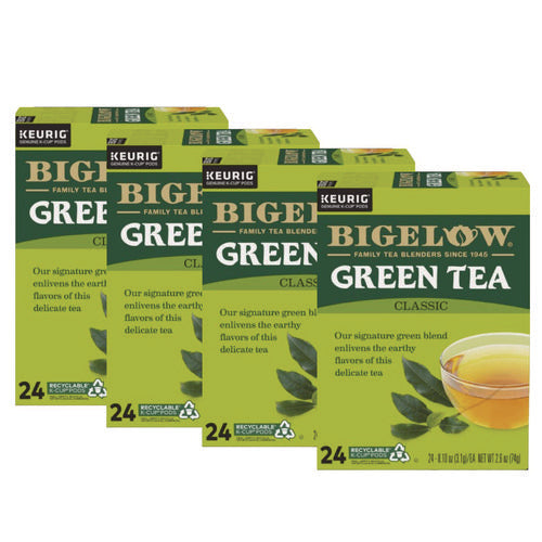 Image of Bigelow® Green Tea K-Cup Pack, 24/box, 4 Box/carton