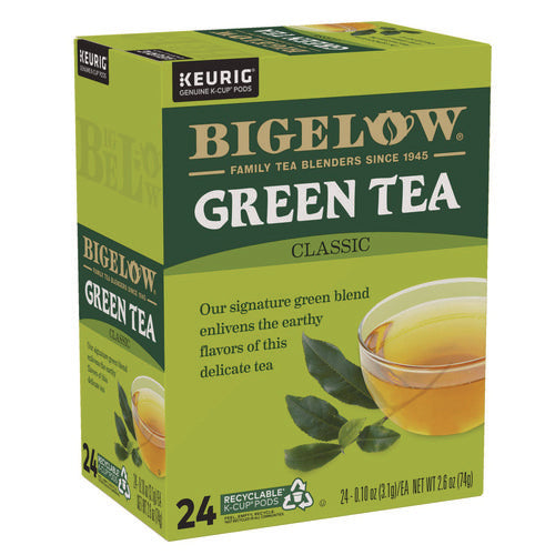 Image of Bigelow® Green Tea K-Cup Pack, 24/box, 4 Box/carton