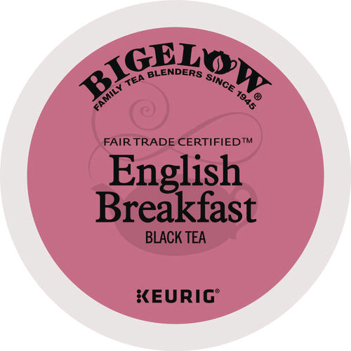 Image of Bigelow® English Breakfast Tea K-Cups, 24/box, 4 Box/carton