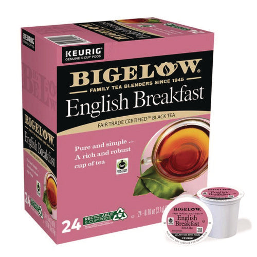 Image of Bigelow® English Breakfast Tea K-Cups, 24/box, 4 Box/carton