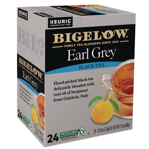Image of Bigelow® Earl Grey Tea K-Cup Pack, 24/box, 4 Box/carton