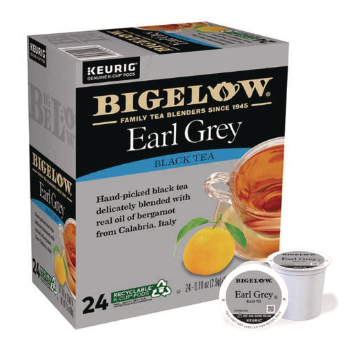 Image of Bigelow® Earl Grey Tea K-Cup Pack, 24/box, 4 Box/carton