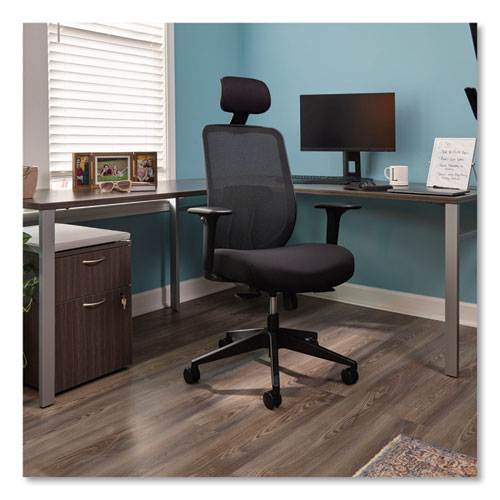 Image of HON® Altern Mesh Mid-Back Task Chair, 17.95 to 21.1 Seat Height, Black Seat, Black Back, Black Base