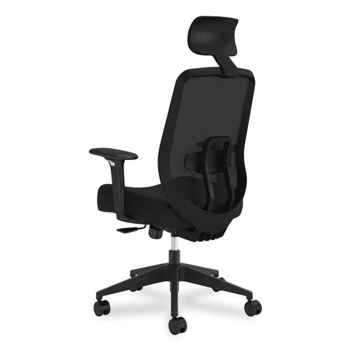 Image of HON® Altern Mesh Mid-Back Task Chair, 17.95 to 21.1 Seat Height, Black Seat, Black Back, Black Base