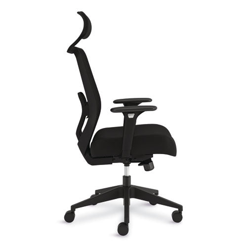 Image of HON® Altern Mesh Mid-Back Task Chair, 17.95 to 21.1 Seat Height, Black Seat, Black Back, Black Base