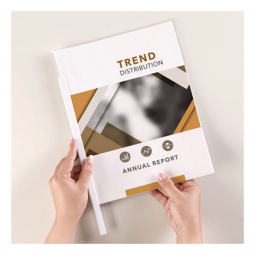 Image of Avery® Slide Locking Report Cover, Sliding Bar, 20 Sheet Cap, 11 x 8.5, Clear, 50/Pack