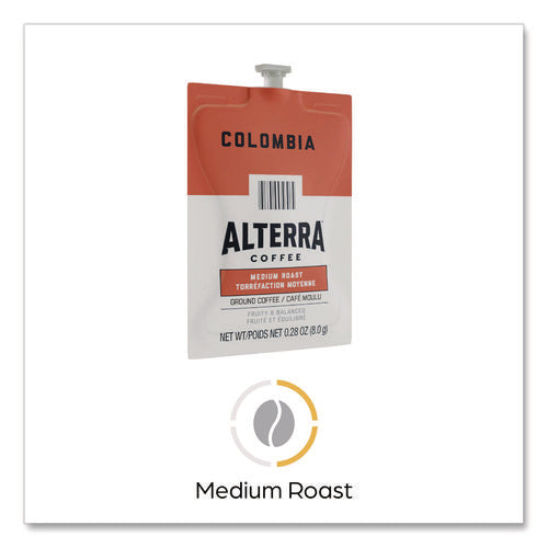 Image of ALTERRA® Coffee Freshpack Pods, Colombia, Medium Roast, 0.28 Oz, 100/carton