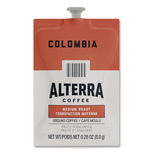 Image of ALTERRA® Coffee Freshpack Pods, Colombia, Medium Roast, 0.28 Oz, 100/carton