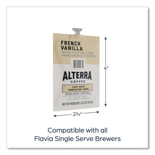 Image of ALTERRA® Coffee Freshpack Pods, French Vanilla, Medium Roast, 0.23 Oz, 100/carton