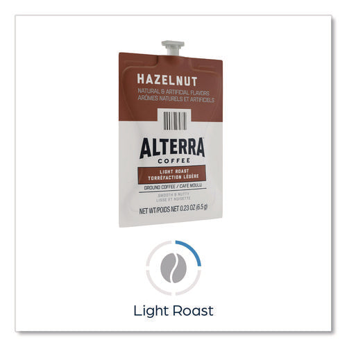 Image of ALTERRA® Coffee Freshpack Pods, Hazelnut, Medium Roast, 0.23 Oz, 100/carton
