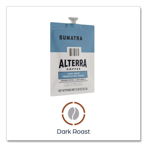 Image of ALTERRA® Coffee Freshpack Pods, Sumatra Blend, Dark Roast, 0.3 Oz, 100/carton