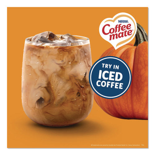 Image of Coffee mate® Liquid Coffee Creamer, Pumpkin Spice, 0.38 Oz Mini Cups, 50/box