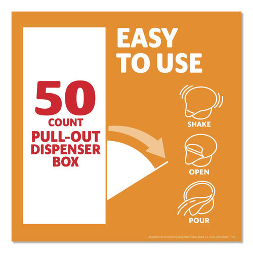 Image of Coffee mate® Liquid Coffee Creamer, Pumpkin Spice, 0.38 oz Mini Cups, 50/Box, 4 Boxes/Carton