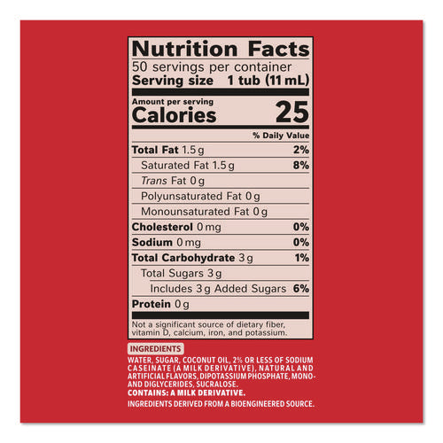 Image of Coffee mate® Liquid Coffee Creamer, Peppermint Mocha, 0.38 Oz Mini Cups, 50/box