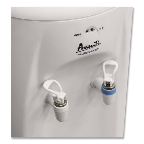 Image of Avanti Cold And Room Temperature Water Dispenser, 3-5 Gal, 11.5 X 12. 5 X 34, White