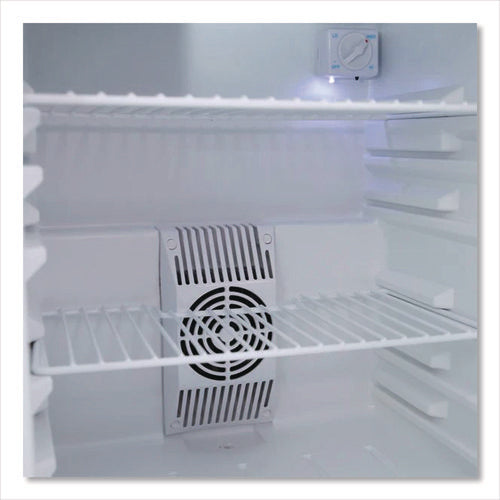 Image of Avanti 1.7 Cu.ft Superconductor Compact Refrigerator, Black/stainless Steel