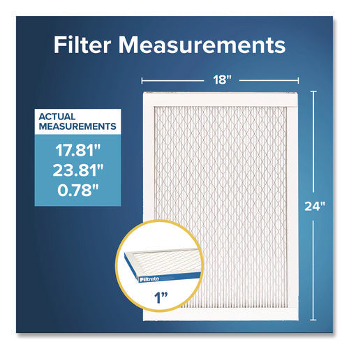 Image of Filtrete Premium Allergen, Bacteria and Virus Filter, 18 x 24, 4/Carton